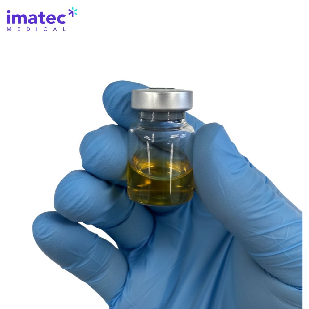 5ml Clear Glass Vials with Crimped Caps (Sterile) by Imatec Medical