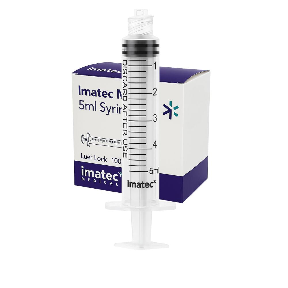 Luer Lock Syringe (Box of 100) by Imatec Medical