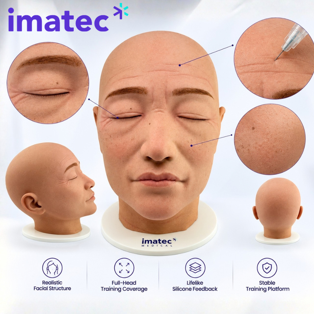 Full-Head Facial Injection Simulator by Imatec Medical