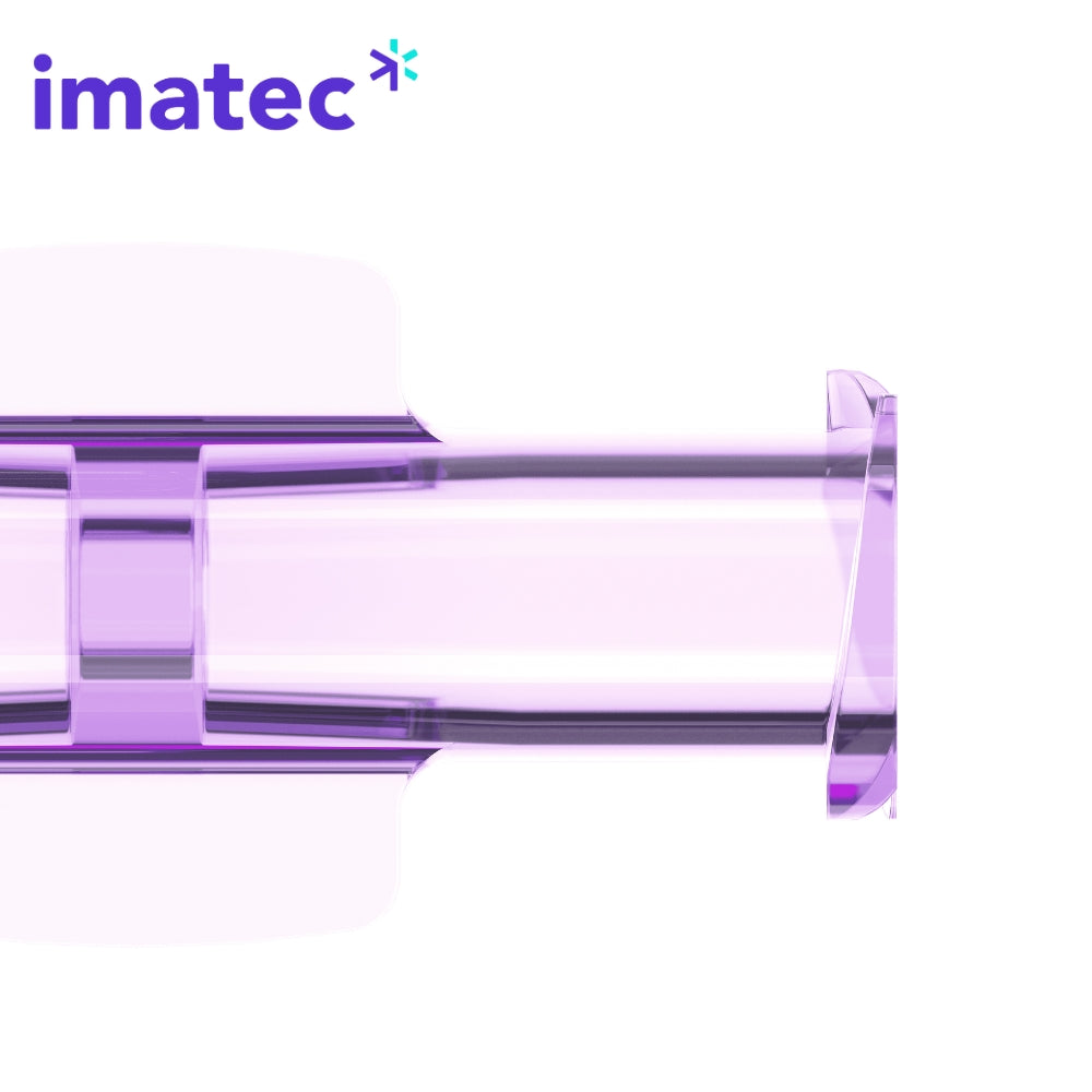 Luer Lock Connectors / Syringe Adaptors - Narrow Bore (Box of 50) by Imatec Medical