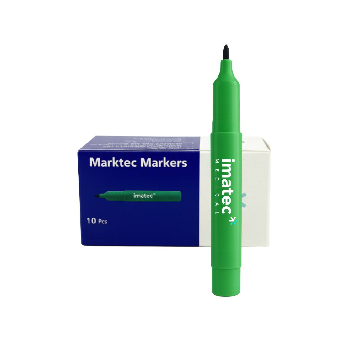 Marktec Skin Markers - White, Green or Red (10 Pack) by Imatec Medical