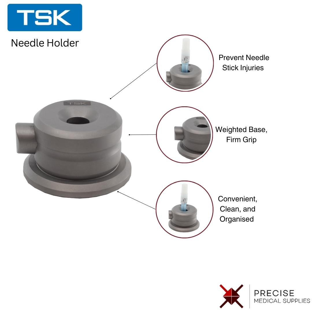 tsk needle holder with needle product call outs
