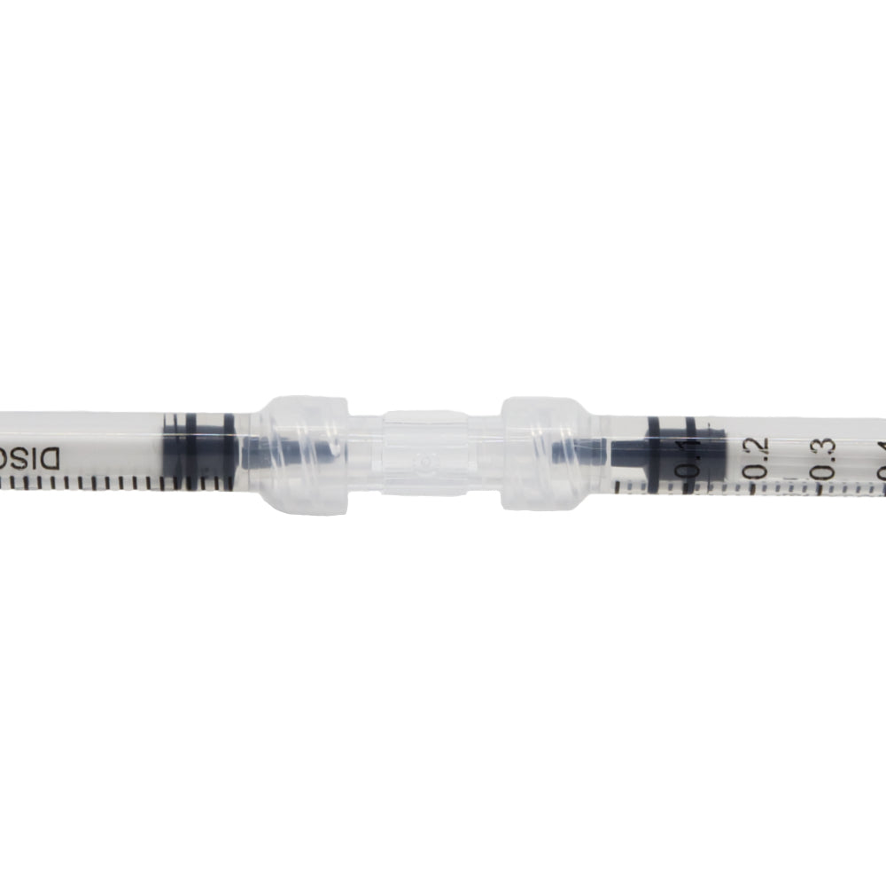 Luer Lock Connectors / Syringe Adaptors - Wide Bore for Fat Transfer & Viscous Fluids (Box of 100) by Imatec Medical