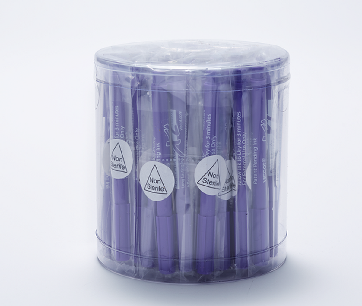 Viscot Mini Prep Resistant XL - Non Sterile Skin Markers - Regular Tip - 200 Pack