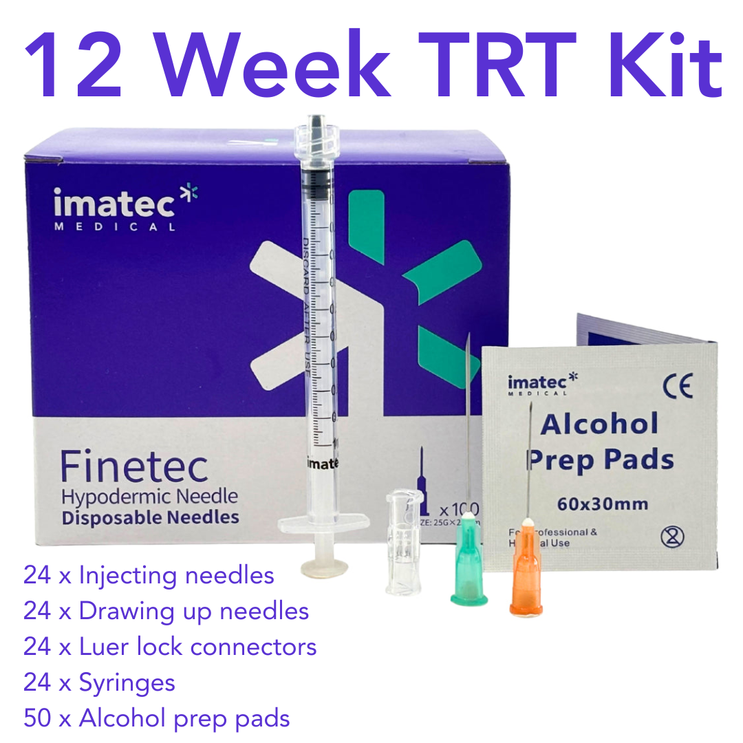TRT Kits / Hormone Therapy Consumable Kits by Imatec Medical (Discreet Packaging)