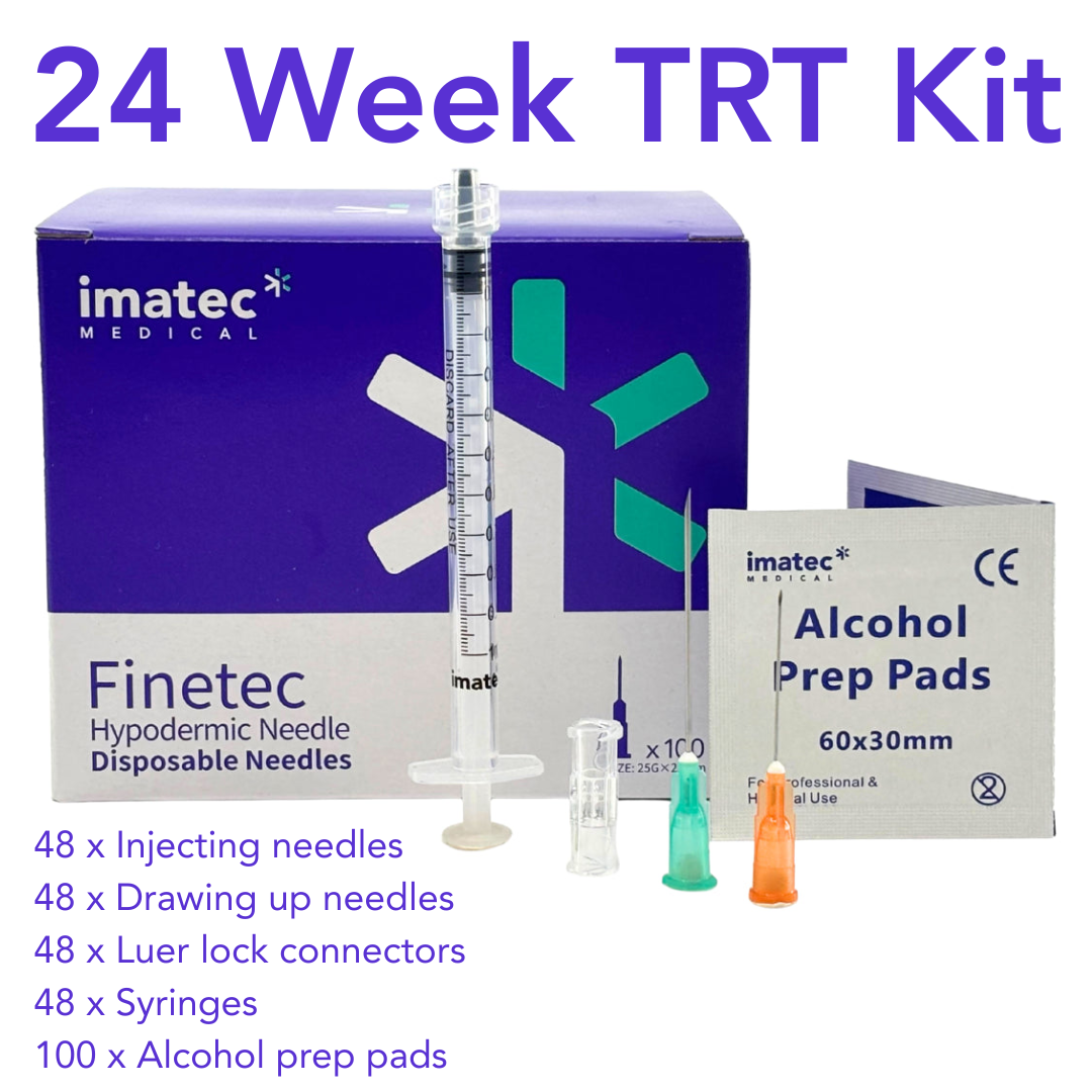 TRT Kits / Hormone Therapy Consumable Kits by Imatec Medical (Discreet Packaging)