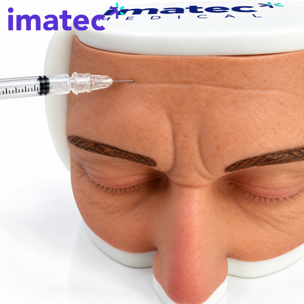 Upper & Lower Face Silicone Injection Training Models by Imatec Medical