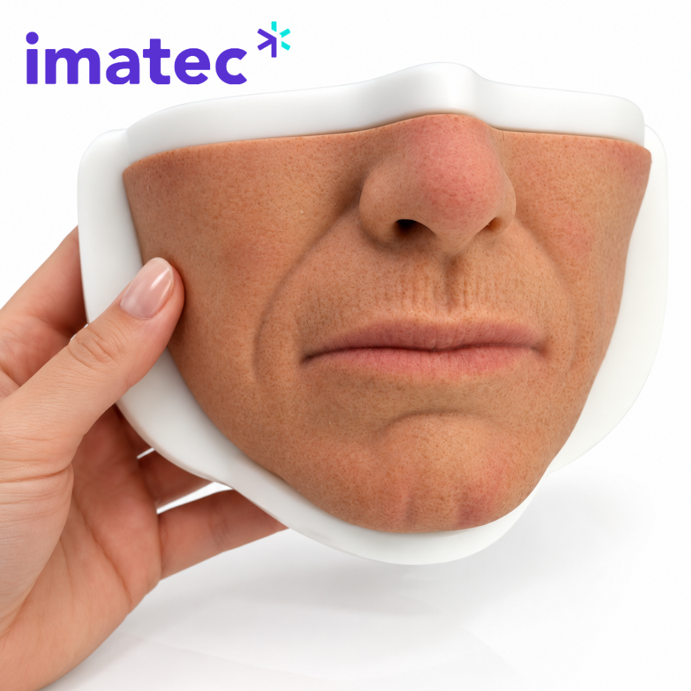 Upper & Lower Face Silicone Injection Training Models by Imatec Medical