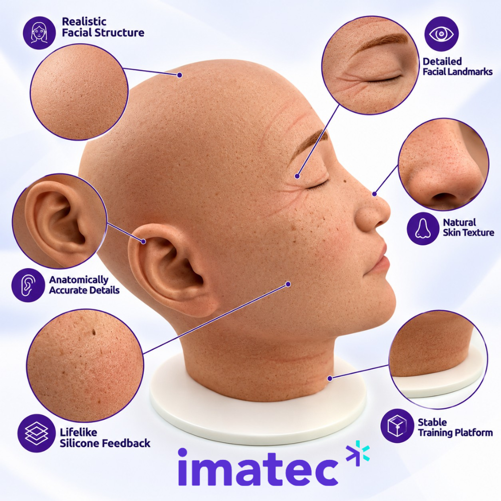 Full-Head Facial Injection Simulator by Imatec Medical