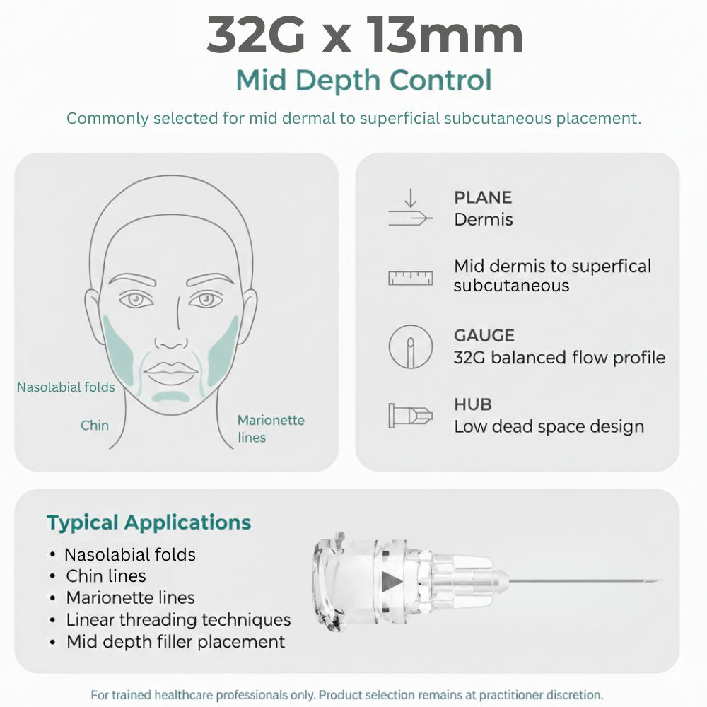 TSK Select Needle (TSN) Low Dead Space Needle - Box Of 100