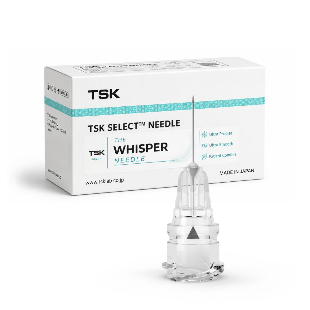 TSK Select Whisper Needle (34g x 9mm Low Dead Space Needle) - Box Of 100