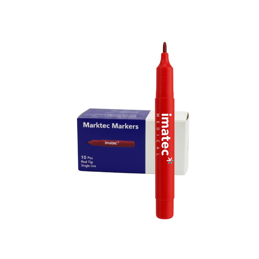 Marktec Skin Markers By Imatec Medical - White, Green or Red - 10 Pack