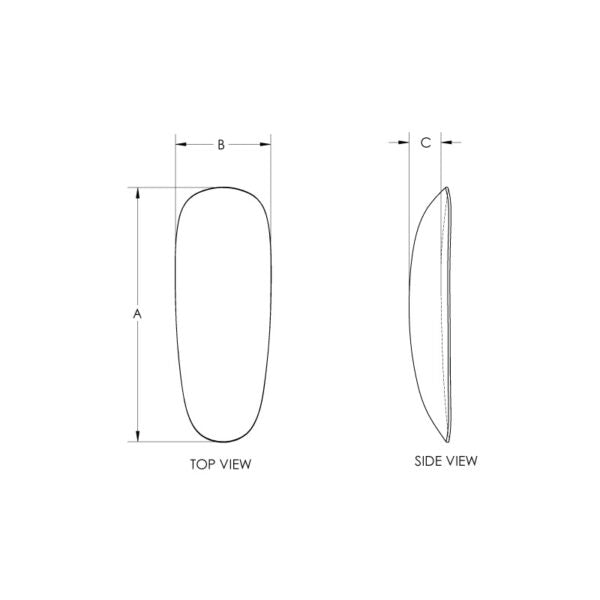 Implantech Contoured Carving Block – Style 10 (Smooth)