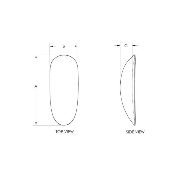 Implantech Contoured Carving Block – Style 9 (Smooth)