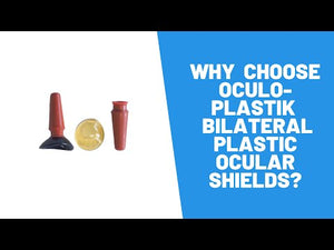 Oculo-Plastik Bilateral Plastic Ocular Shields with Handles (Pair)