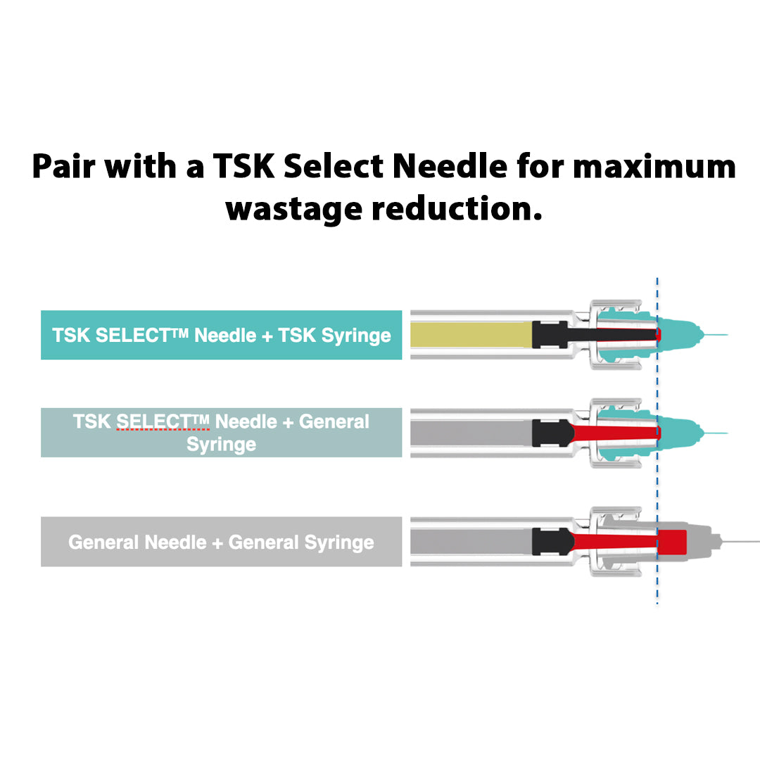 TSK Low Dead Space Syringes - Box of 100