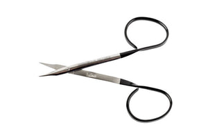 The Robotti-Stevens Scissors by Marina Medical are a Rhinoplasty Instrument, 11cm, Curved with a Delicate, Ribbon Handle | Precise Medical
