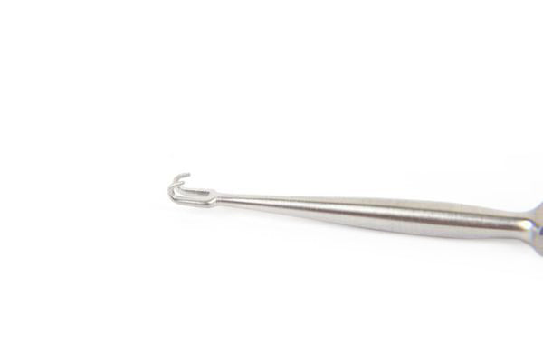 The Guthrie Hook, Double Prong by Marina Medical is 1mm wide, 12.5cm long for Rhinoplasty | Precise Medical