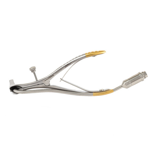 The Cottle Nasal Speculum by Marina Medical are used for rhinoplasty procedures have a 35mm Blade with Fiberoptic Light | Precise Medical Supplies