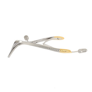 The Goksel-East Nasal Speculum by Marina Medical is a unique nasal speculum features a suction hole inside the blade used for rhinoplasty procedures | Precise Medical