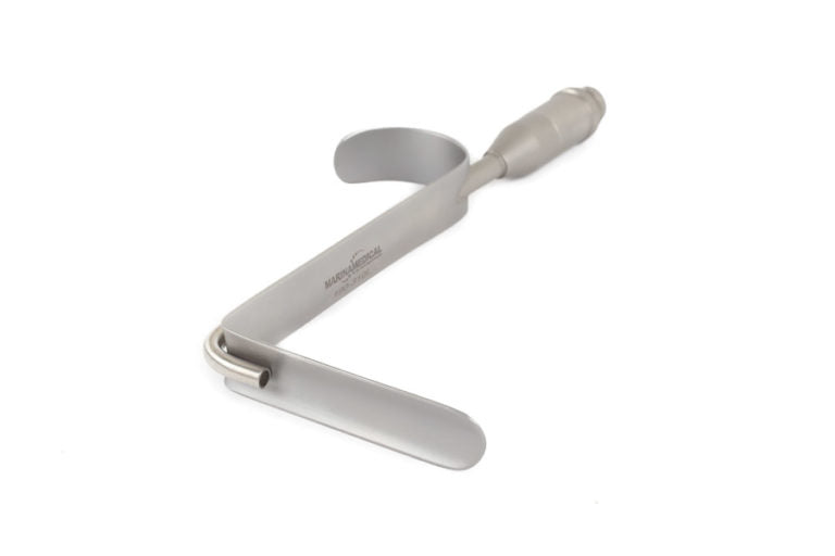 The Converse Nasal Retractor by Marina Medical comes with a Fiberoptic Light Pipe and is available in the 30mm, 40mm and 50mm lengths | Precise Medical Supplies