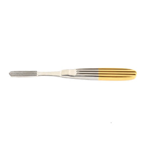 The Maltz Rasp by Marina Medical are used for rhinoplasty procedures and have gold accents and are 16.5cm long | Precise Medical