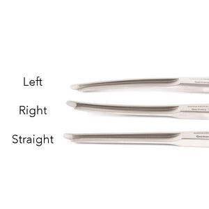 The Silver Osteotome by Marina Medical are a rhinoplasty instrument, 18cm and available in three different curvatures - straight, right curved and left curved | Precise Medical