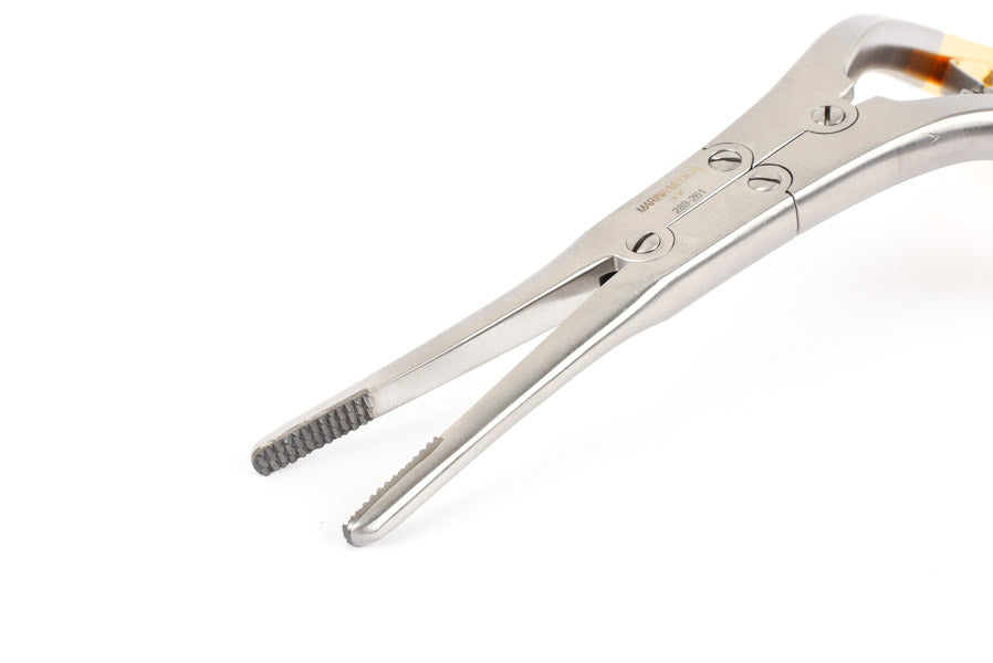 The Cerkes Septal Morselizer by Marina Medical is used by rhinoplasty and has gold handles with Tungsten Carbide Jaws | Precise Medical Supplies