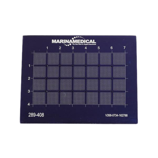 The Marina Measuring Grid by Marina Medical is 40 x 70mm, perforated - perfect for measuring for rhinoplasty | Precise Medical