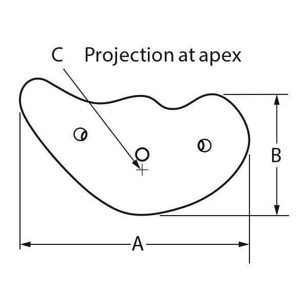Implantech ePTFE-Coated Binder Submalar® Style II Facial Implant (Sold in Pairs)