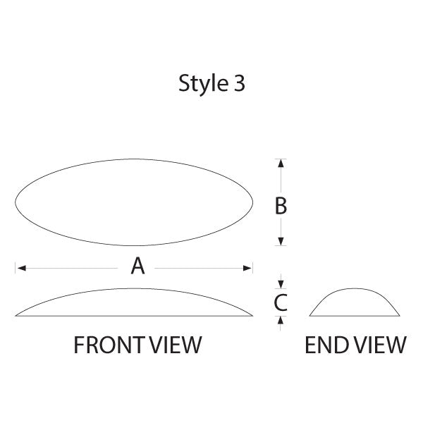 Implantech Contoured Carving Block – Style 3