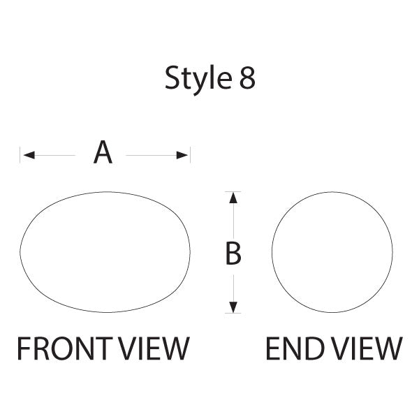 Implantech Contoured Testicular Implant (Carving Block) – Style 4