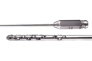 Shippert Fat Harvesting Cannula with Sure Fit Hub - Cheese Grater