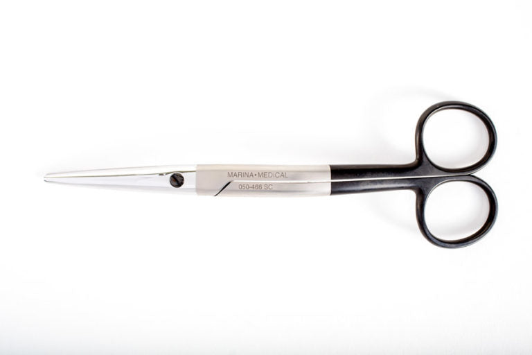 The Cottle Dorsal Scissors by Marina Medical are used for rhinoplasty procedures and have a 16mm supercut angled blade | Precise Medical Supplies