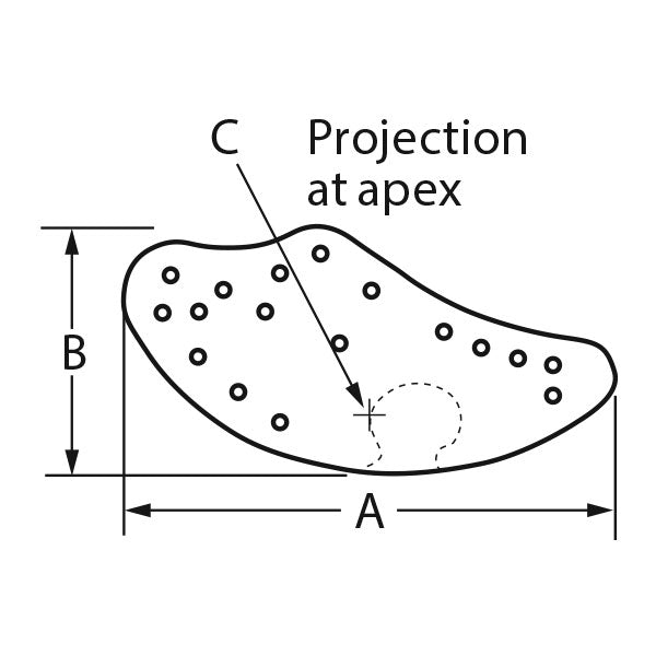 Implantech Extended Flowers Tear Trough® Facial Implant (Sold in Pairs)
