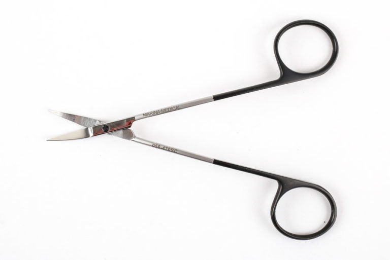 The LaGrange Scissors by Marina Medical have S-Curved Shanks, Serrated, Supercut, 11cm/4.25in for Rhinoplasty | Precise Medical