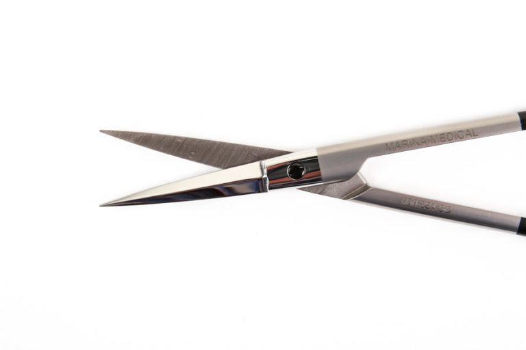 The Peck-Joseph Scissors by Marina Medical are a rhinoplasty instrument, 14.5cm and available either straight or curved | Precise Medical