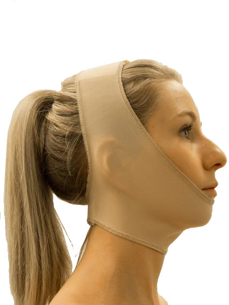 This Chin Strap with Closed Ear is simple to fit with Velcro attachments on the top of the head and base of the neck. One Size Fits All | Precise Medical