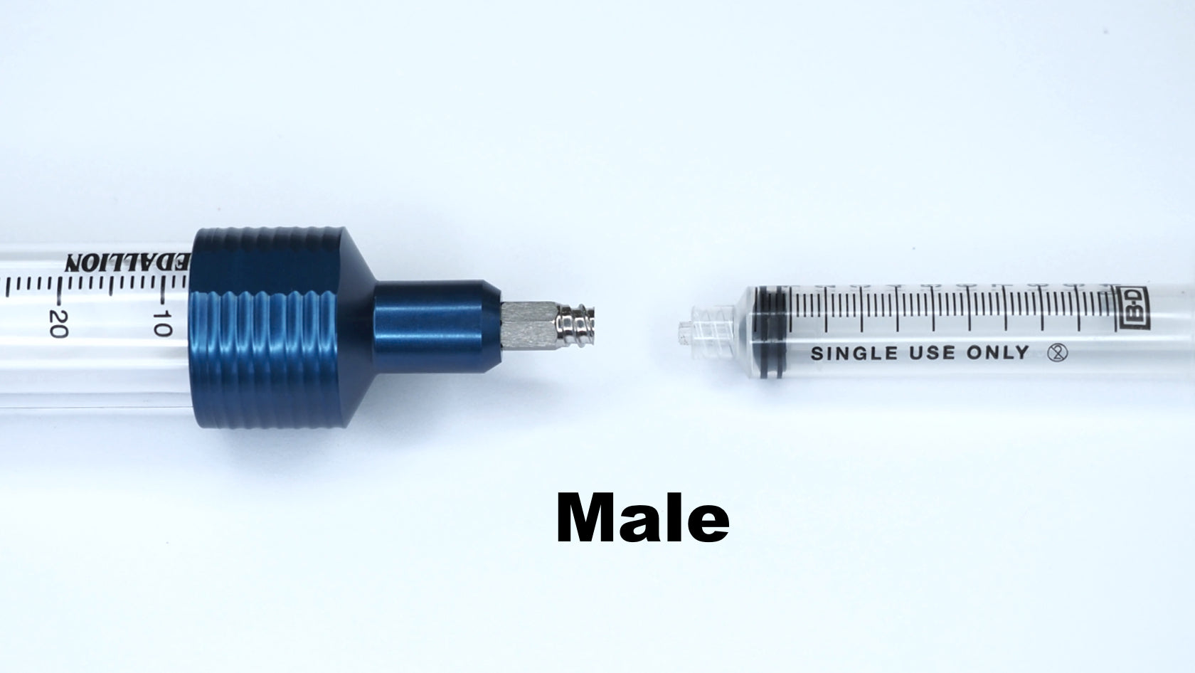 Shippert 60cc Toomey Syringe Connector to Luer Lock Syringe