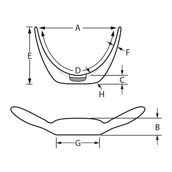 Implantech Terino Square Chin Implant - Style II