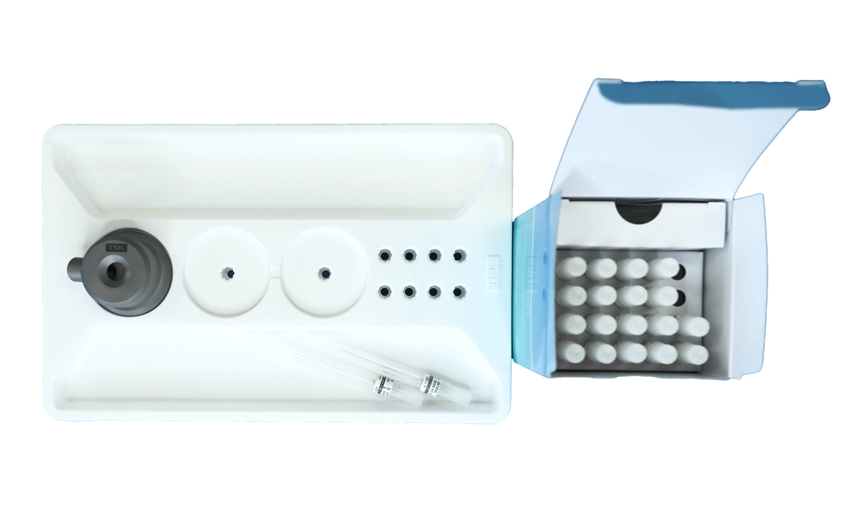 TSK-bundle-needle-holder-cannula-treatment-tray-open