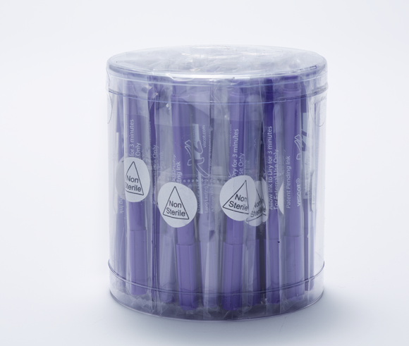 Viscot Mini Prep Resistant XL - Non Sterile Skin Markers - Regular Tip - 200 Pack