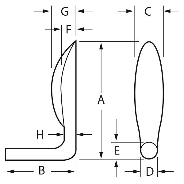 Implantech ePTFE-Coated Voloshin Dorsal Columella Nasal Implant