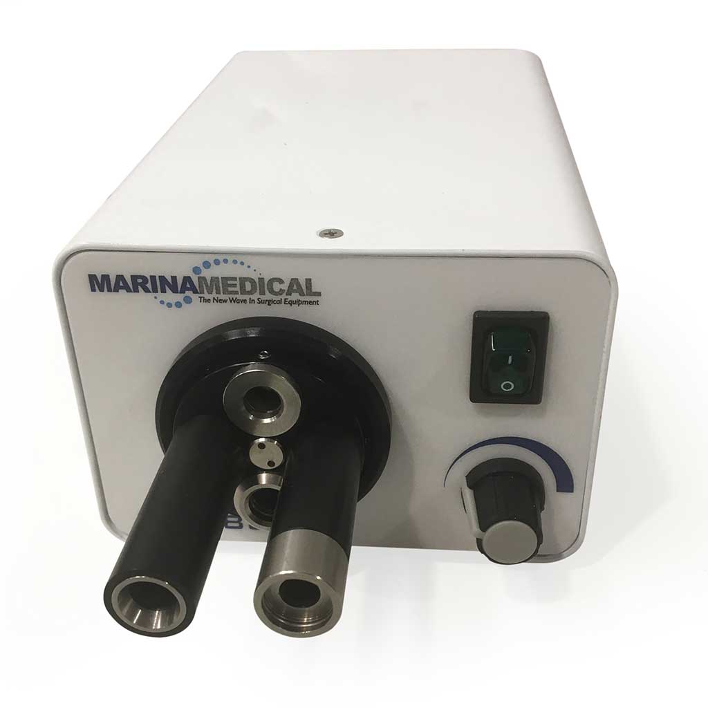  Marina Medical Light Source - 50w LED 4 Port Turret, Australia 240V 50/60Hz